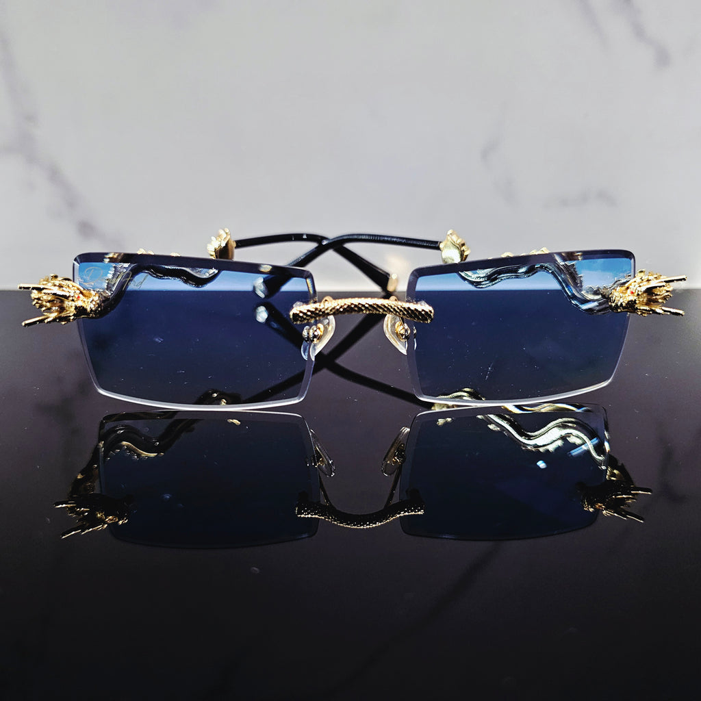 Dragon Rimless Eyewear | Futuristic Luxury Frames by David Ford