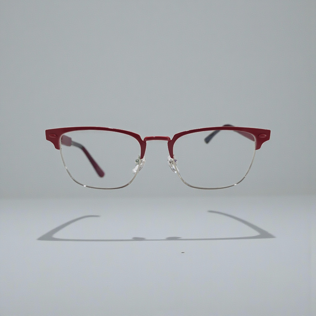 St. Clair Collection – Sophisticated Square Metal Eyewear by David Ford