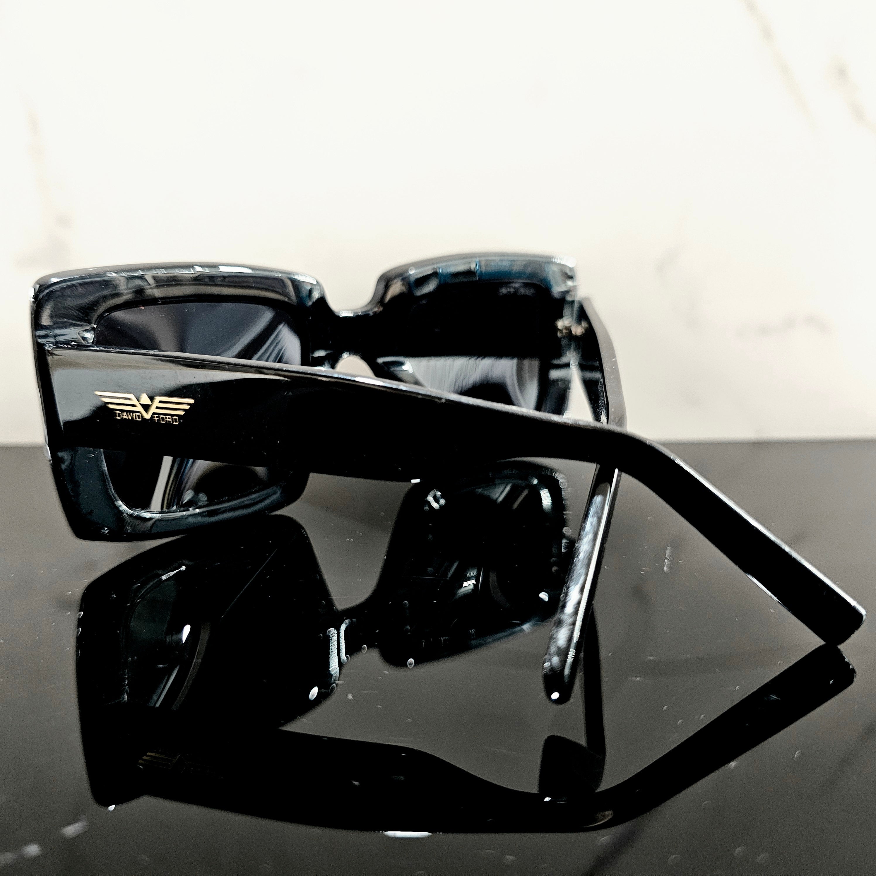 Opulence Black Swarovski Eyewear | Luxury Women's Designer Frames by David Ford