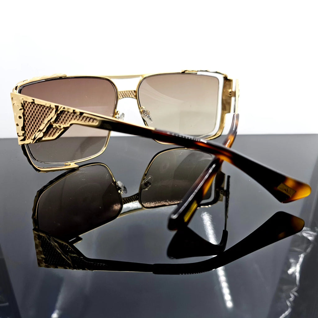 Gold Nugget Belair – Luxury Unisex Sunglasses by David Ford