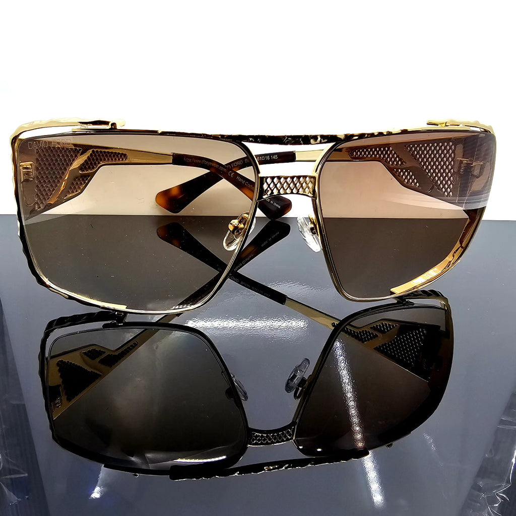 Gold Nugget Belair – Luxury Unisex Sunglasses by David Ford