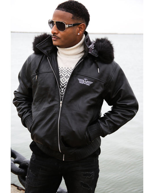 Hooded Lamb Leather