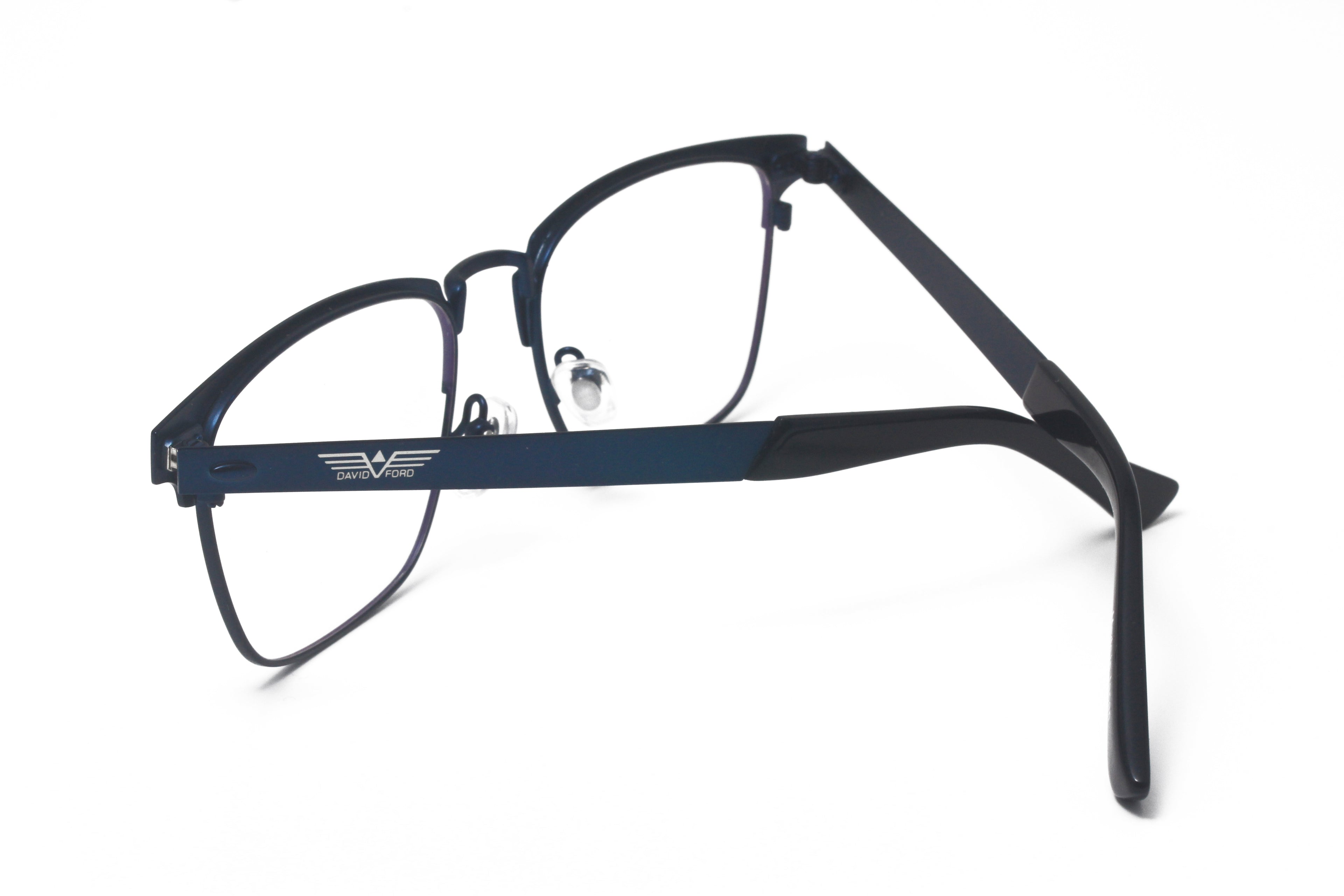 St. Clair Collection – Sophisticated Square Metal Eyewear by David Ford