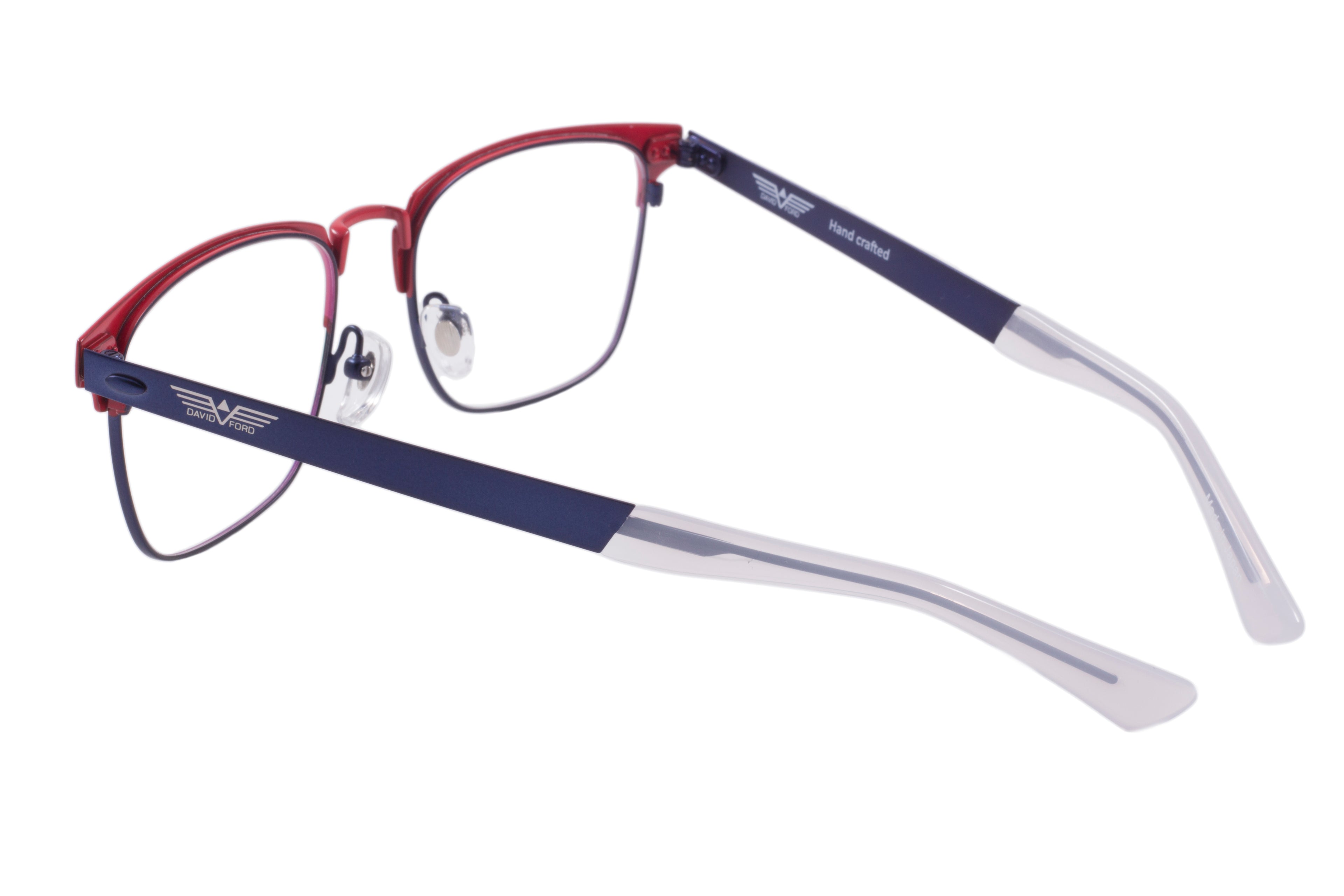 St. Clair Collection – Sophisticated Square Metal Eyewear by David Ford