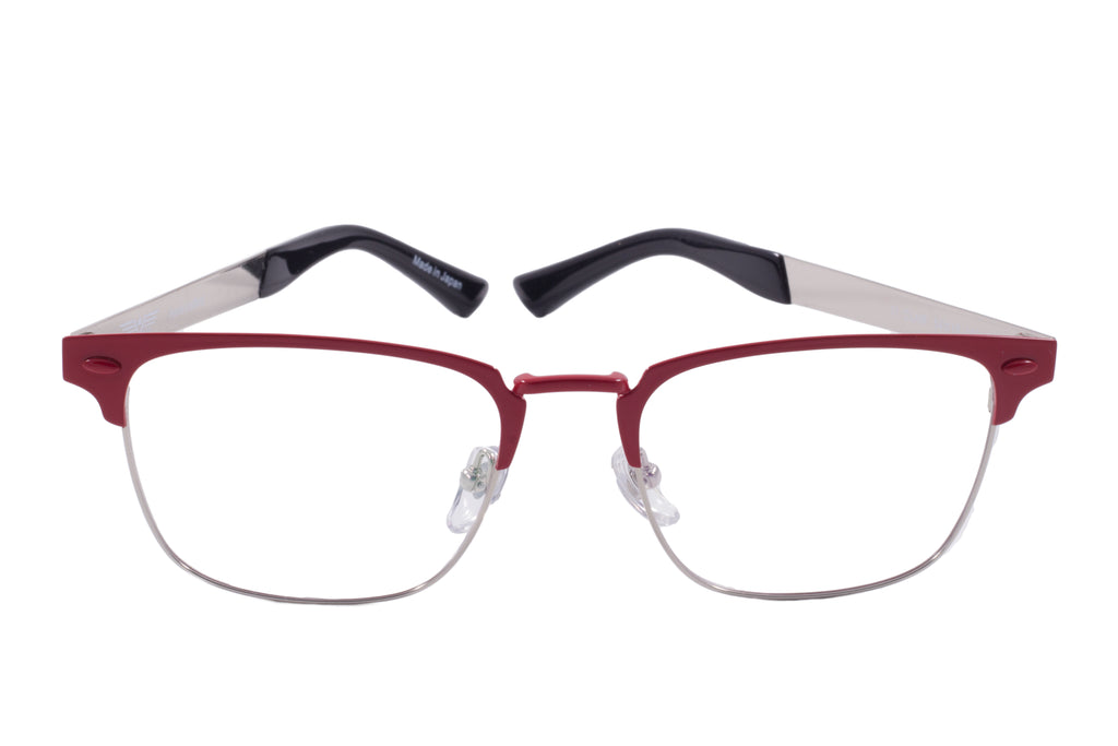 St. Clair Collection – Sophisticated Square Metal Eyewear by David Ford