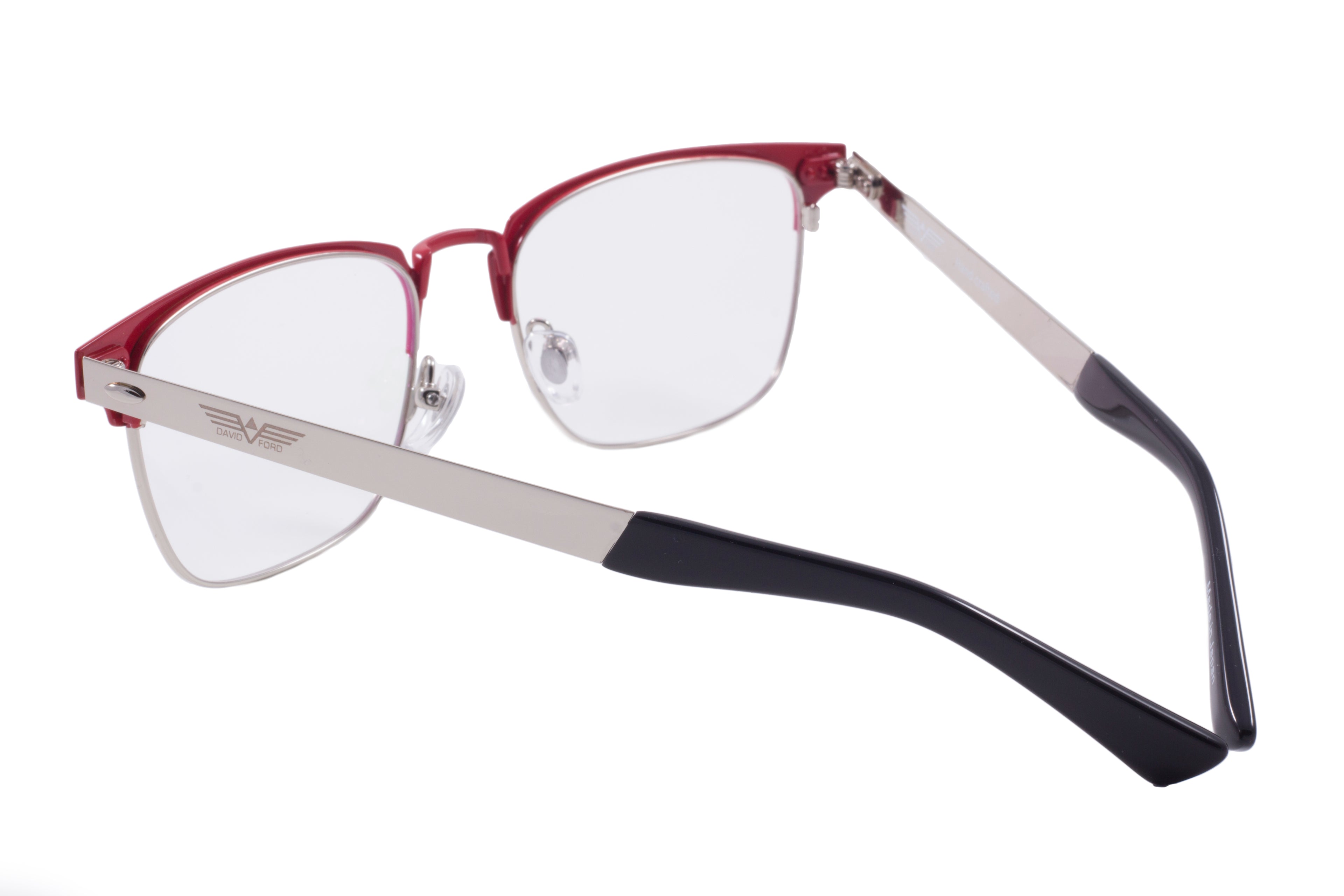 St. Clair Collection – Sophisticated Square Metal Eyewear by David Ford