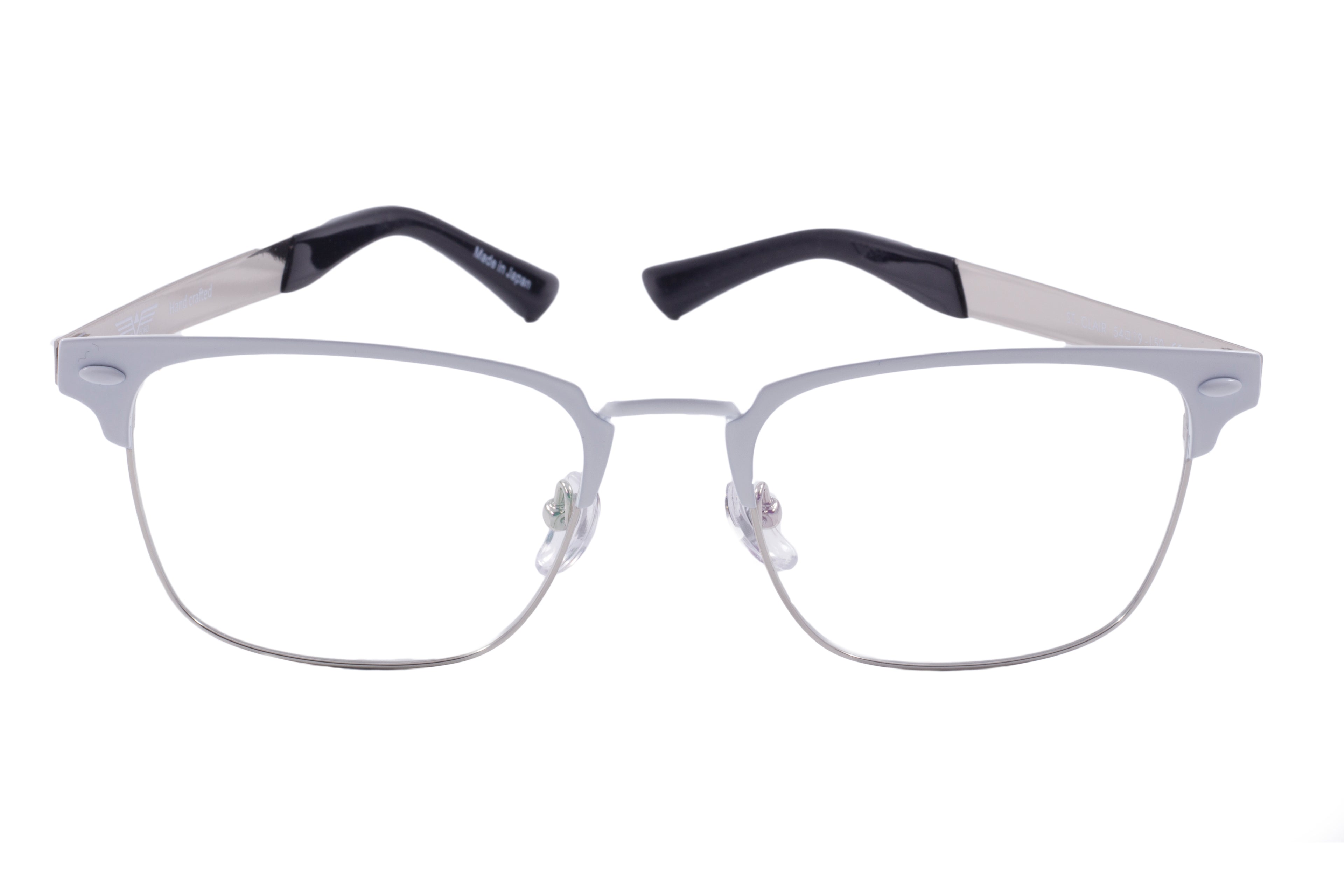 St. Clair Collection – Sophisticated Square Metal Eyewear by David Ford
