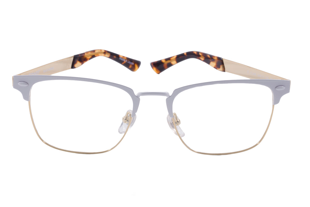 St. Clair Collection – Sophisticated Square Metal Eyewear by David Ford