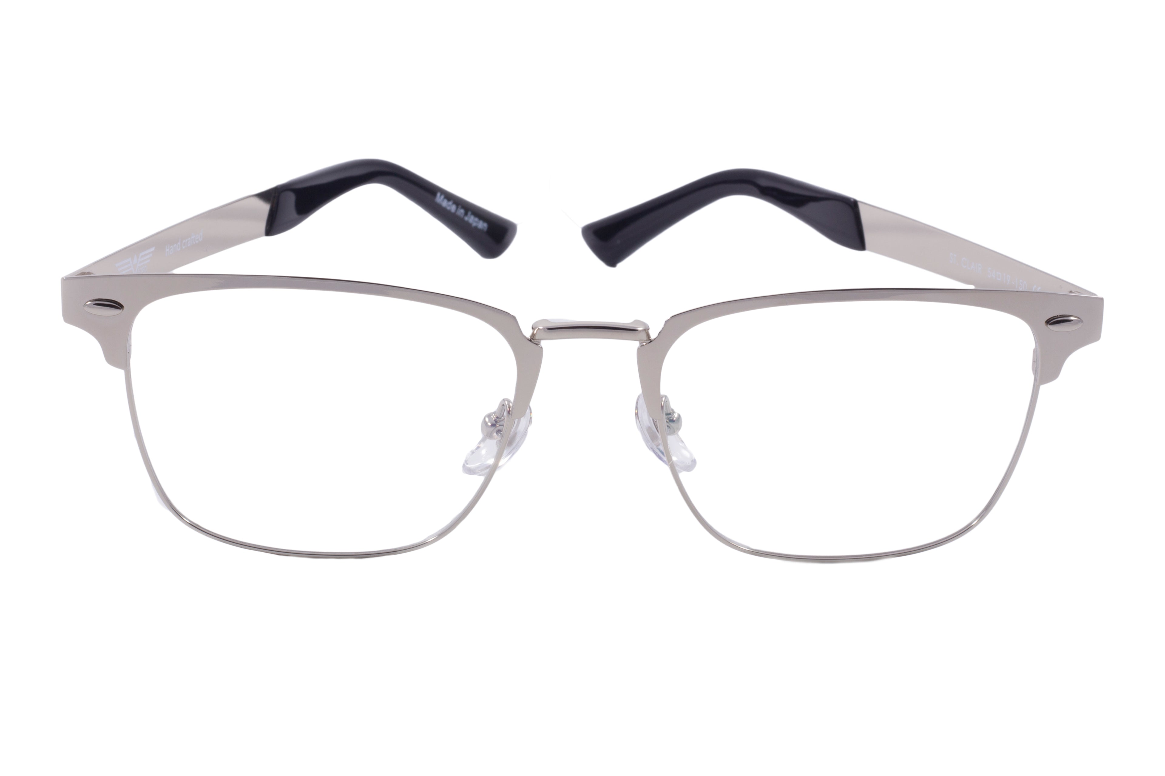 St. Clair Collection – Sophisticated Square Metal Eyewear by David Ford