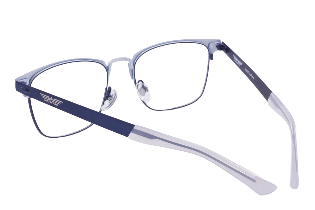 St. Clair Collection – Sophisticated Square Metal Eyewear by David Ford