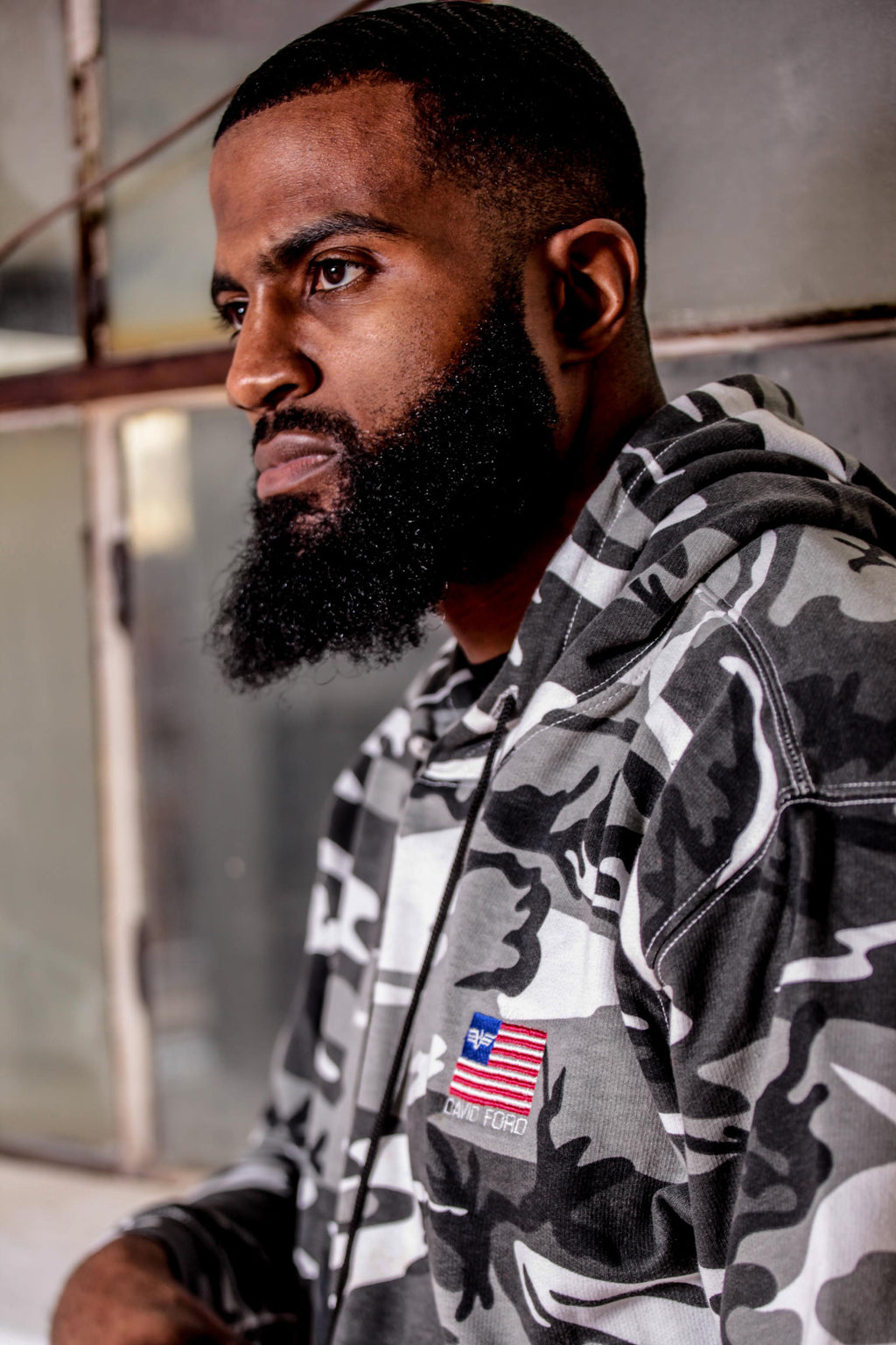 DAVID FORD AMERICA GREY UNISEX CAMO