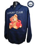 Luxury Club Bear Hoodie – Playful Streetwear by David Ford