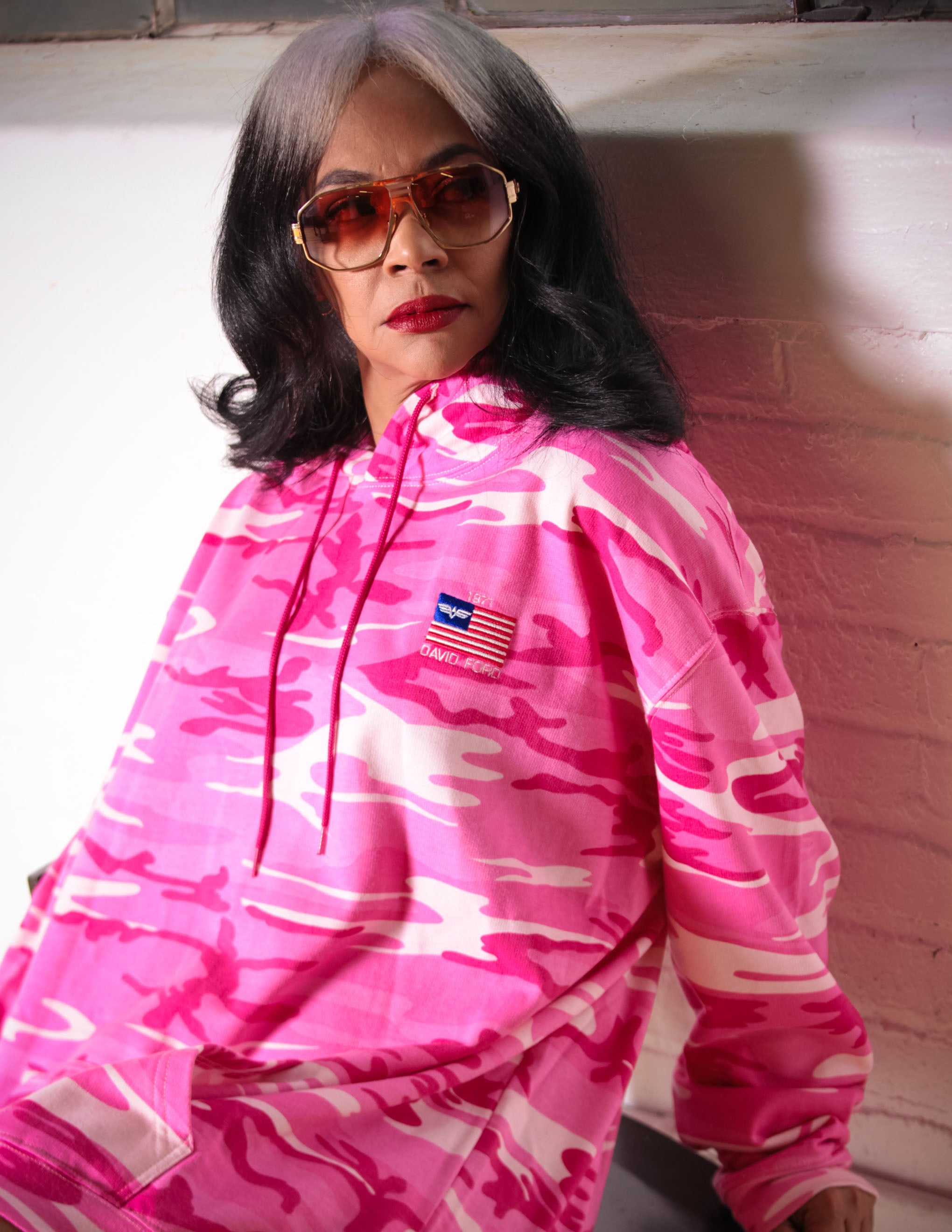 DAVID FORD AMERICA PINK UNISEX CAMO