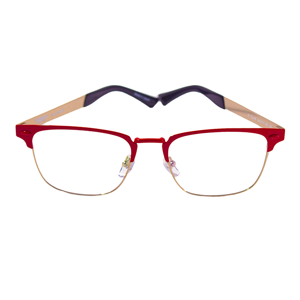 St. Clair Collection – Sophisticated Square Metal Eyewear by David Ford